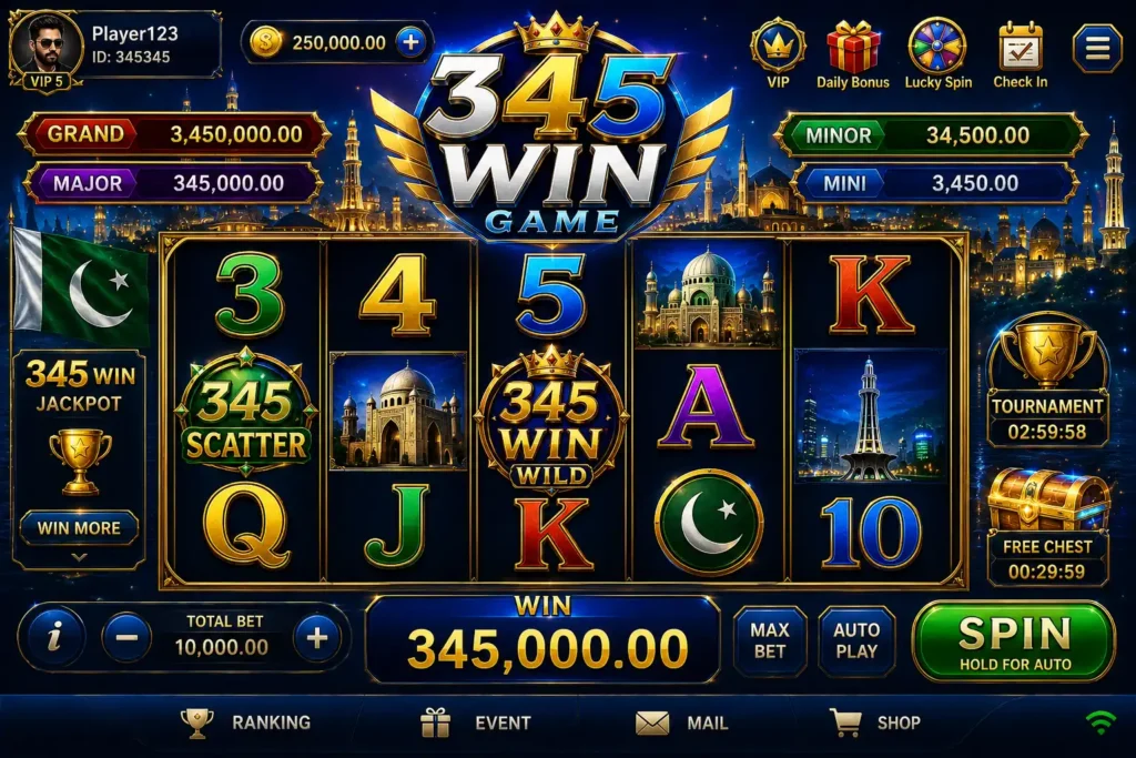 345Win Game Download (Real Earning APK) For Android 2026