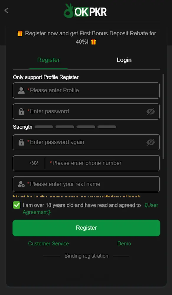 OKPKR Game Login