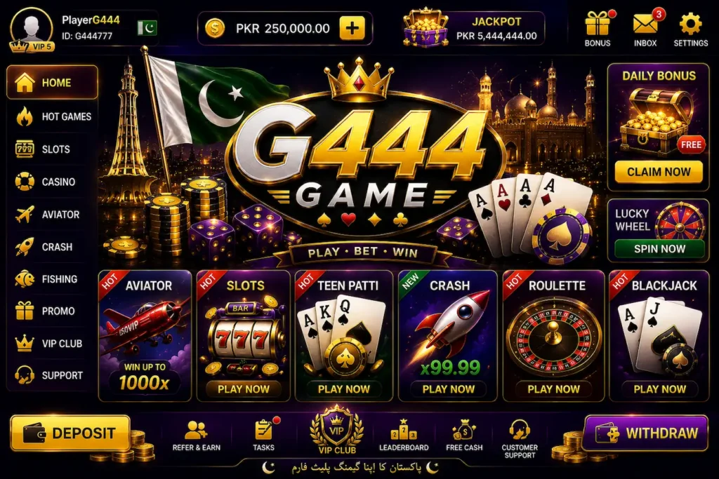 G444 Game Download APK (Latest Version) in Pakistan 2026