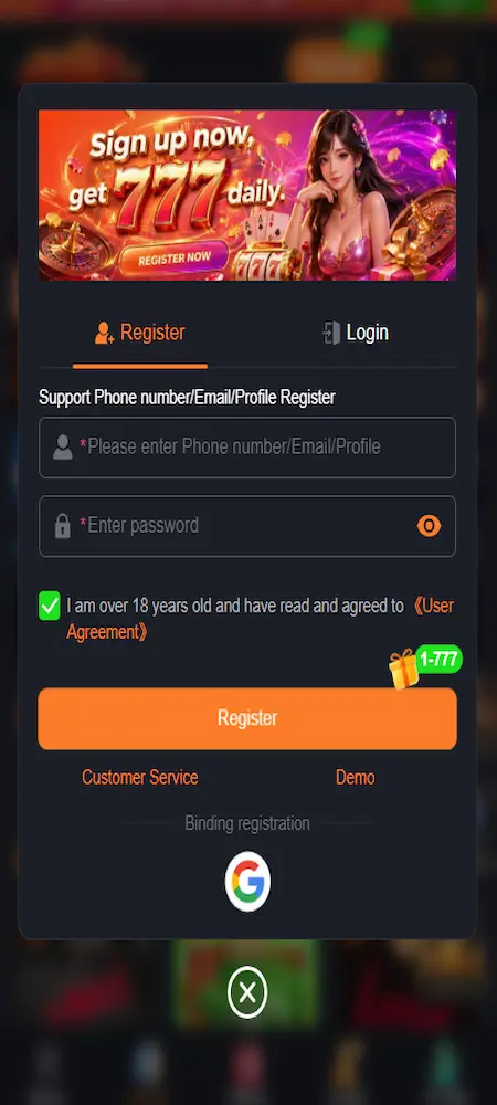 JK 667 Game Login