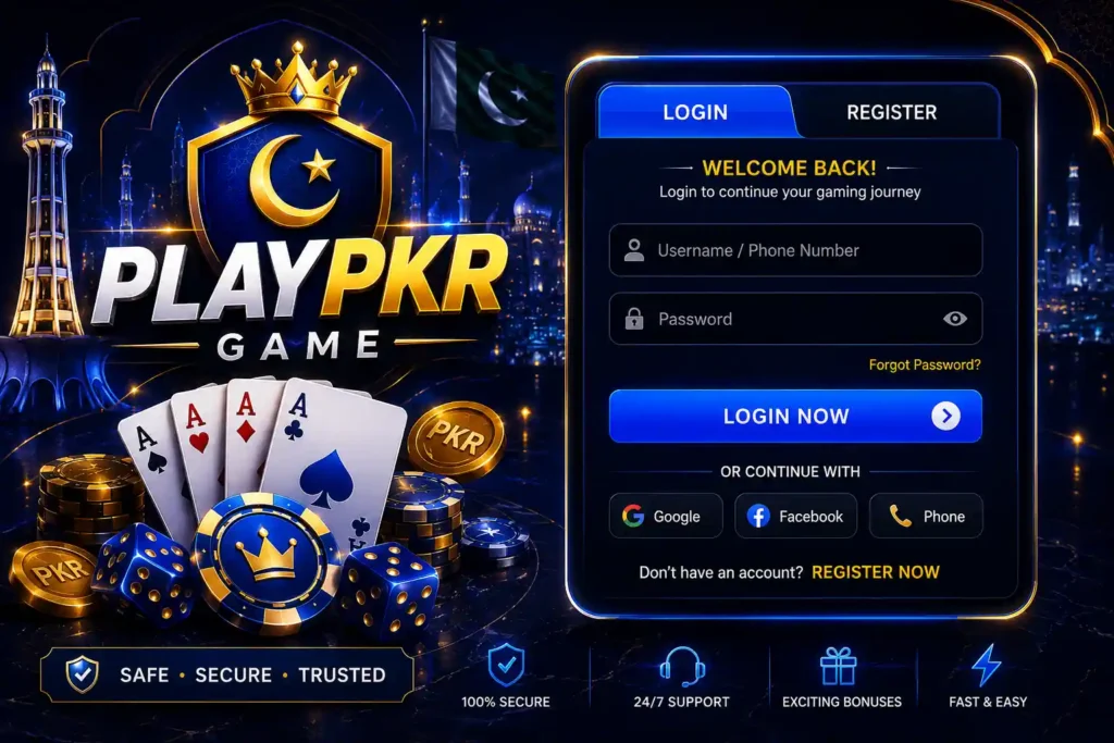 PLAY PKR Game Login