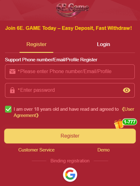 E666 Login